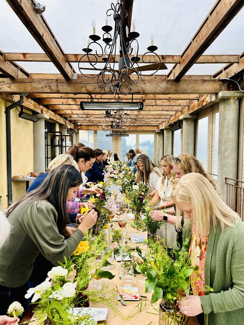 Celebrating Spring With Share The Harvest Farm’s Flower Arranging Class At Wölffer Estate
