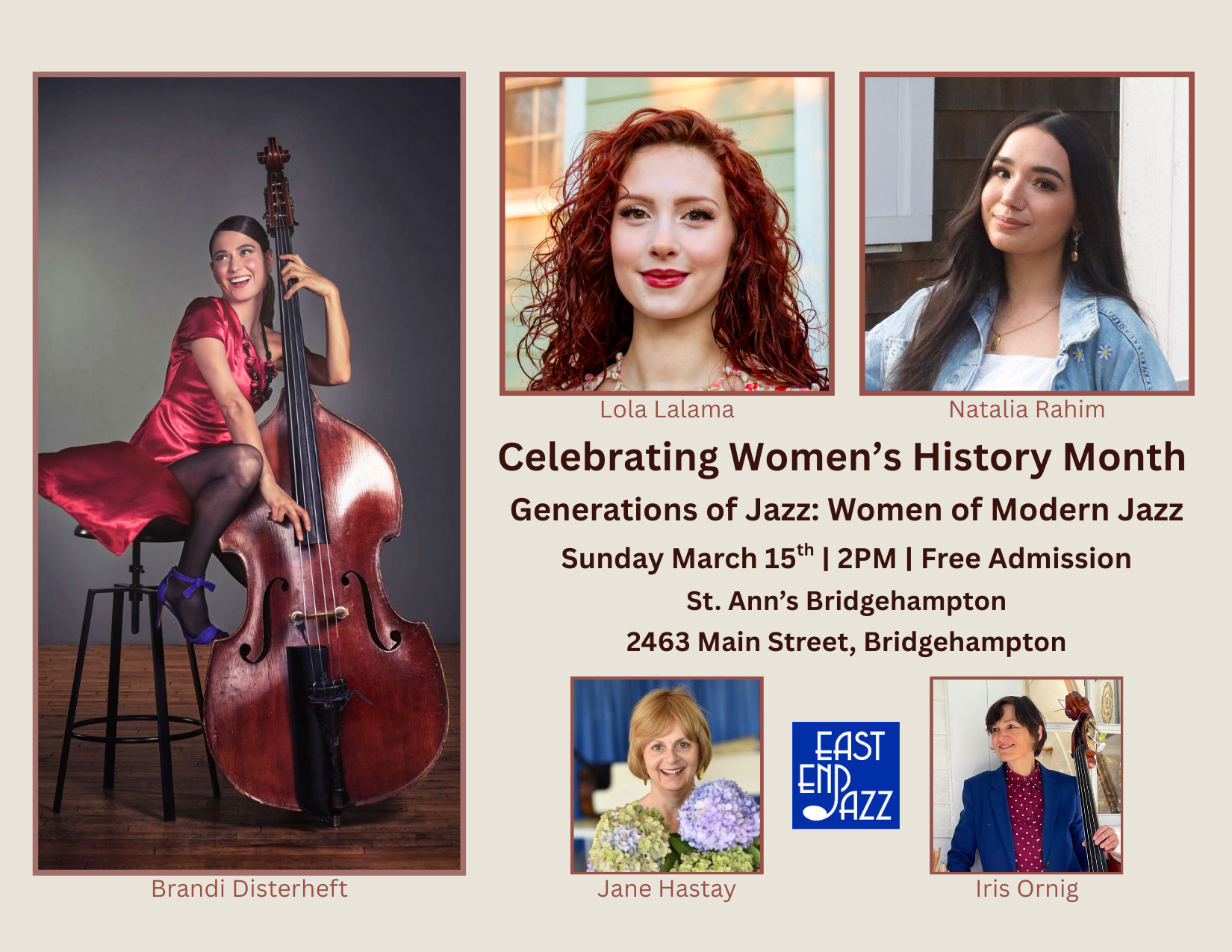 Generations of Jazz - Women in Modern Jazz - A Tribute to Women's History Month