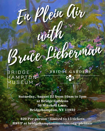 En Plein Air With Bruce Lieberman At Bridge Gardens